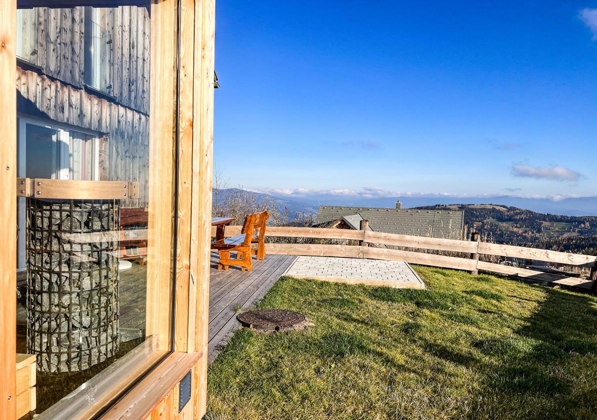 1A Chalet Eck - Wandern, Grillen, Panorama Sauna! Klippitztorl Exterior photo